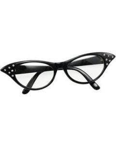Black 50s glasses