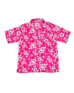 Floral Hawaiian Shirt Pink