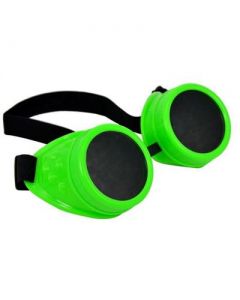Steam punk goggles green