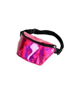 Pink Holographic Bum Bag