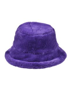 Wholesale Purple Fluffy Bucket Hats