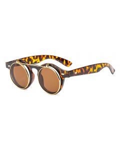 Wholesale sunglasses, tortoiseshell with flip up lens.