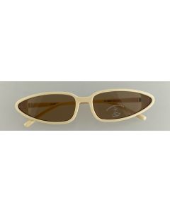 Wholesale retro oval cream sunglasses