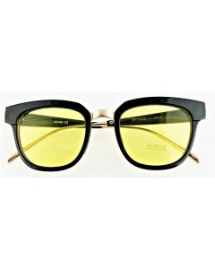 Wholesale retro black and yellow sunglasses.