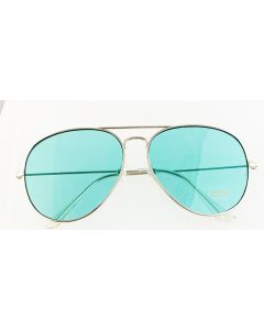 Wholesale aviator sunglasses with blue green lens
