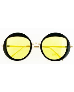 Wholesale yellow round sunglasses