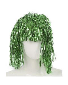 Green Tinsl Wig