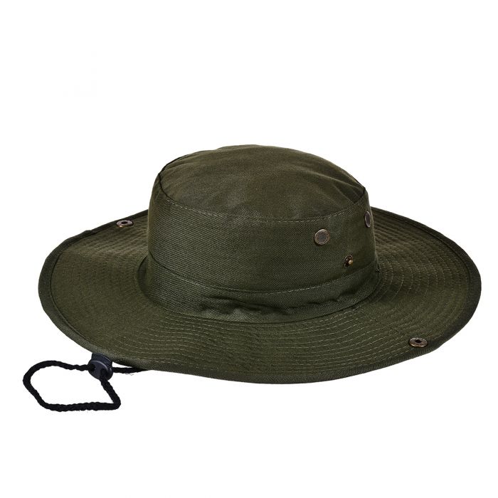 green sun hat