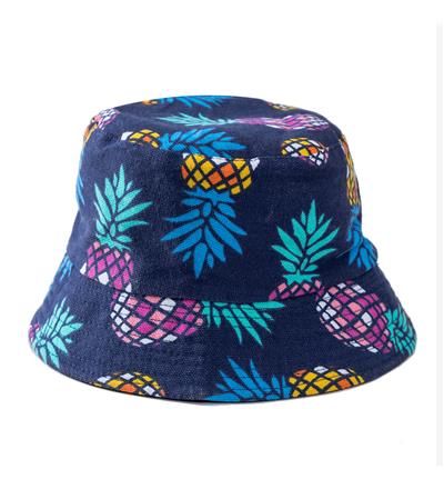 pink pineapple bucket hat